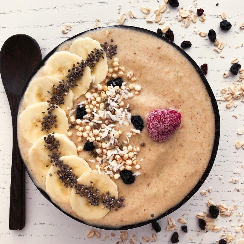 Banana Peanut Butter & Cinnamon Smoothie Bowl