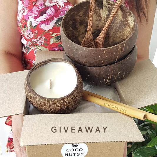 Jumbo Coconut Bowl Gift Set Giveaway