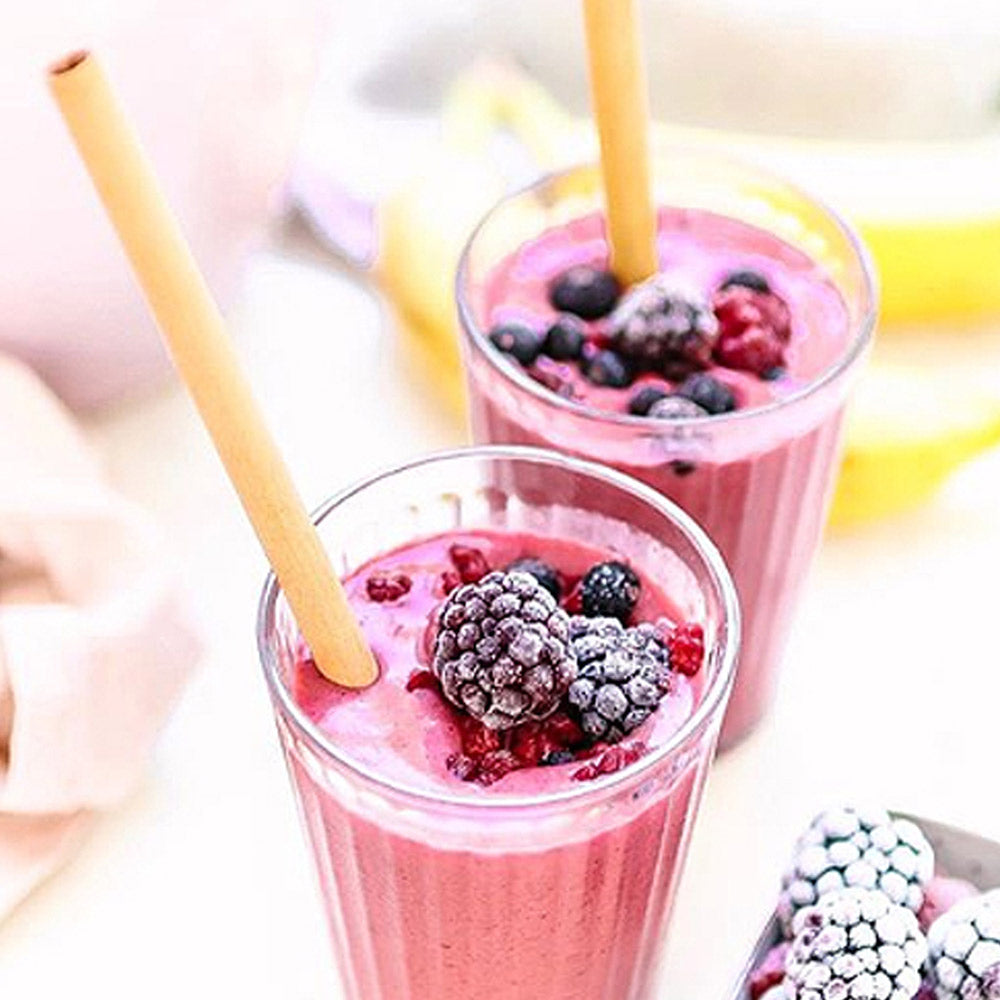 Reusable straws bamboo