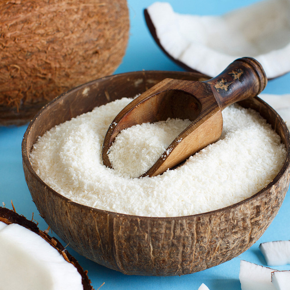 Finished DIY coconut bowl