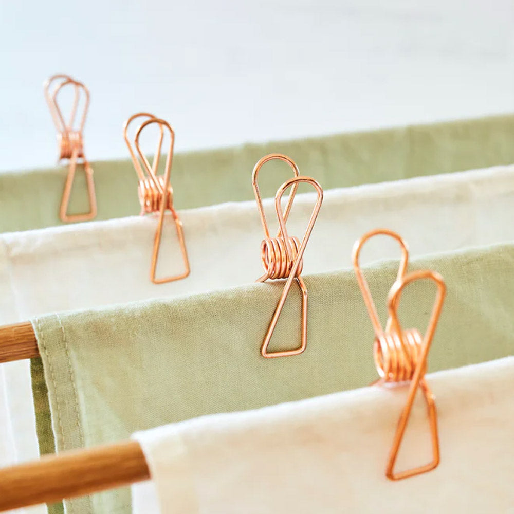 Steel Pegs on washing line