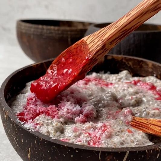 Chia Seed Pudding With Raspberry Jam