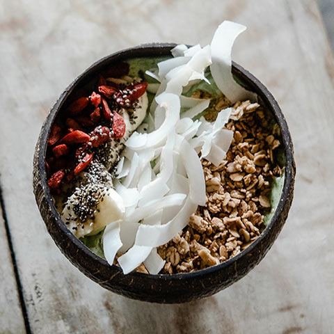 Green Smoothie Coconut Bowl