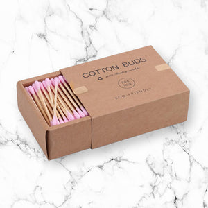 Pink Bamboo Cotton Buds