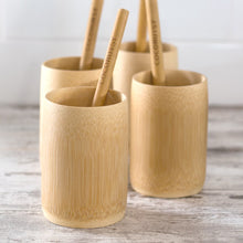 Load image into Gallery viewer, Bamboo Cup Set with Straws
