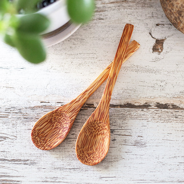Eco friendly wood spoons