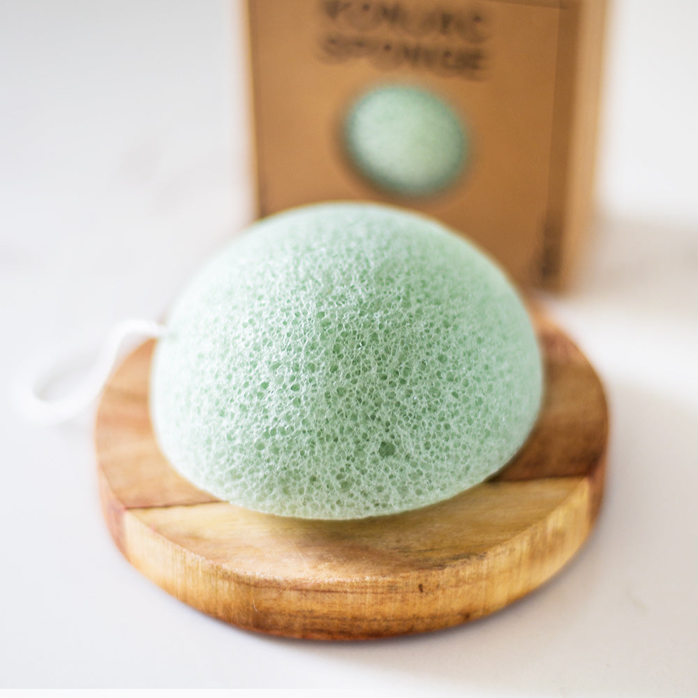 Green Tea Konjac Sponge
