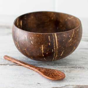 Jumbo Coconut Bowl with Spoon