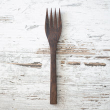 Load image into Gallery viewer, Ebony Wooden Fork
