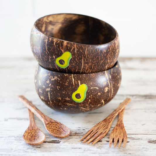 Avocado coconut bowls