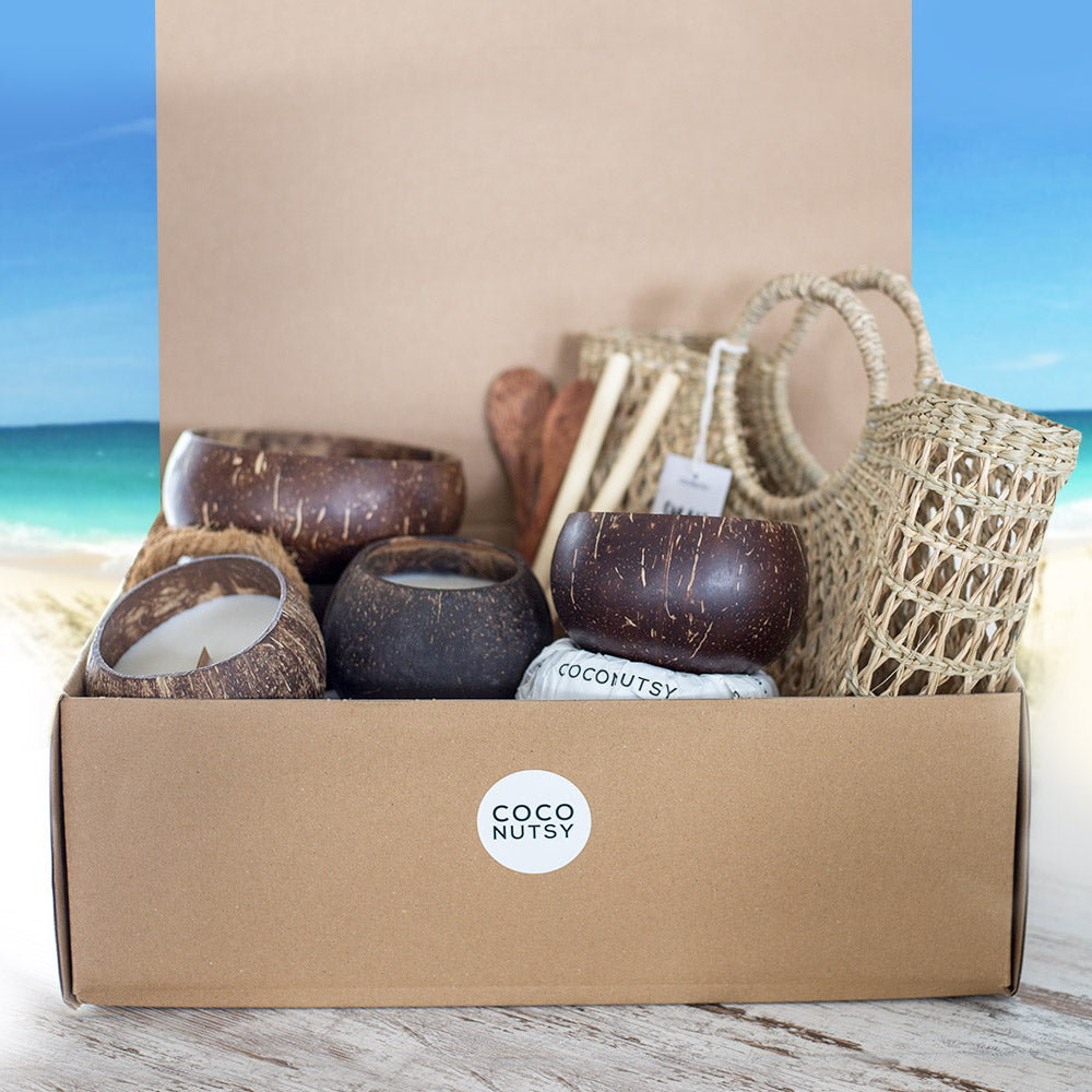 Coconut Bowls Beach Gift Set