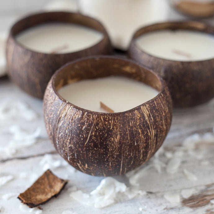 Wholesale Coconut Shell Candles