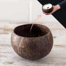 Load image into Gallery viewer, Coconut bowl for candle making
