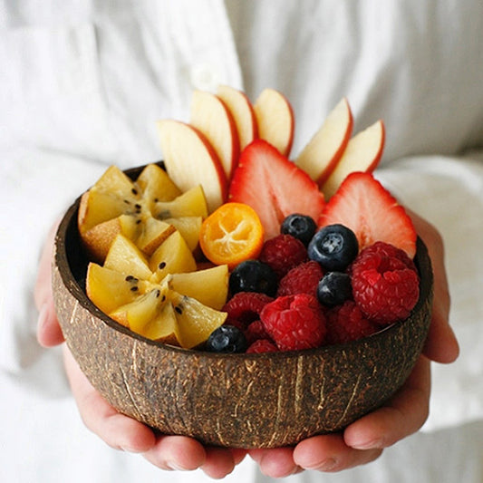 Natural coconut bowls