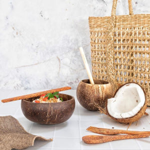 Picnic Set with Coconut Bowls