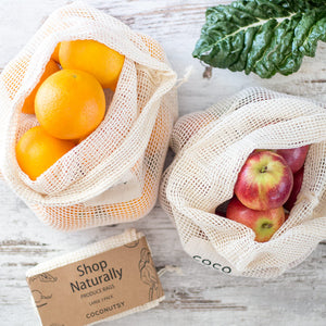 Do your shopping in our mesh produce bags