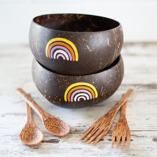 Rainbow Coconut Bowls