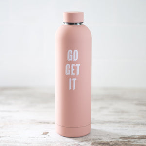 Pink Insulated Water Bottle