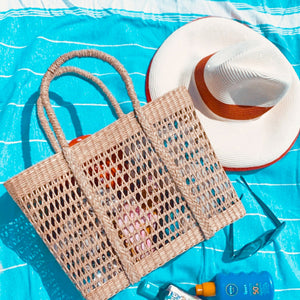 Beach Bag Set with Hat
